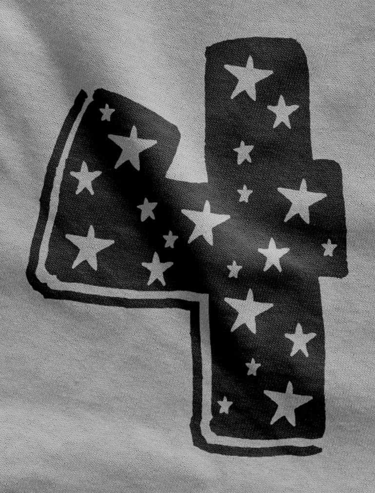 Tstars Four Years Old Boy/Girl Birthday Gift Idea - I'm 4 Superstar Kids T-Shirt