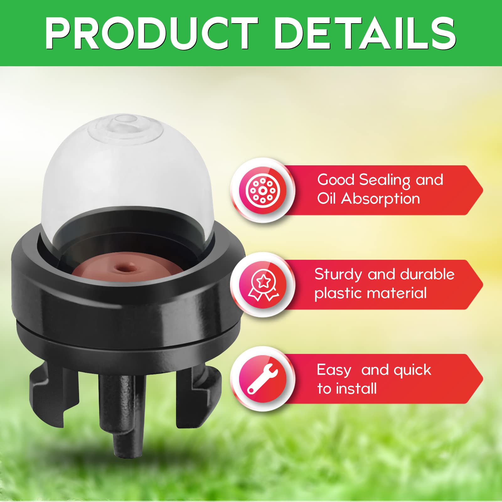 2 Primer Lampadina Per Stihl - Compatibile HT250, FS36, FS40 - Foto 6