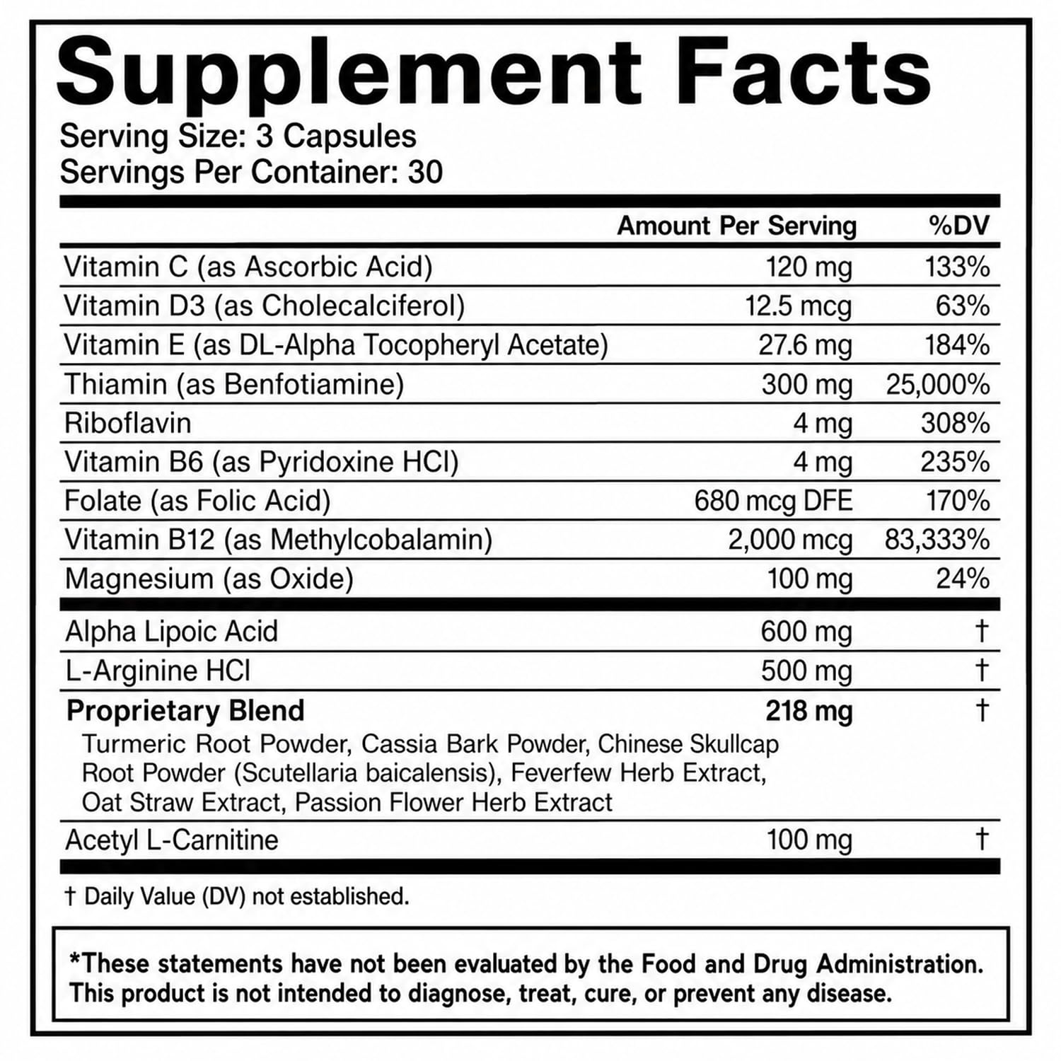 for Neuropathy, Alpha Lipoic Acid Nerve Support, 90 Capsules — Amazon image 7