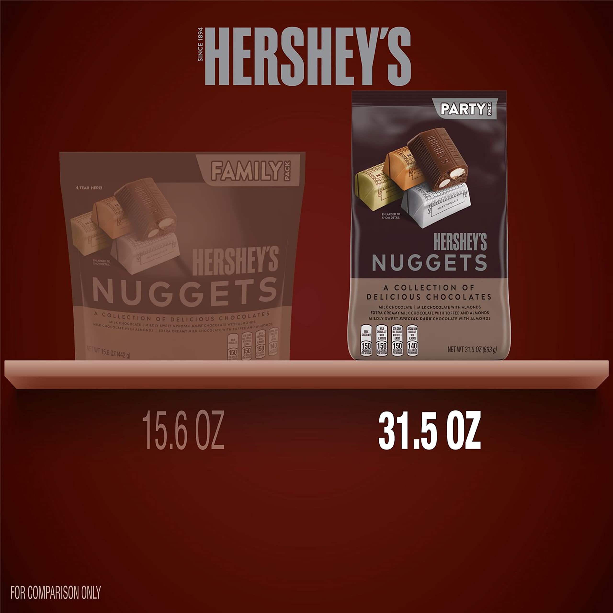 HERSHEY'S NUGGETS Assorted Chocolate Candy Mix, Easter, 31.5 oz Bulk