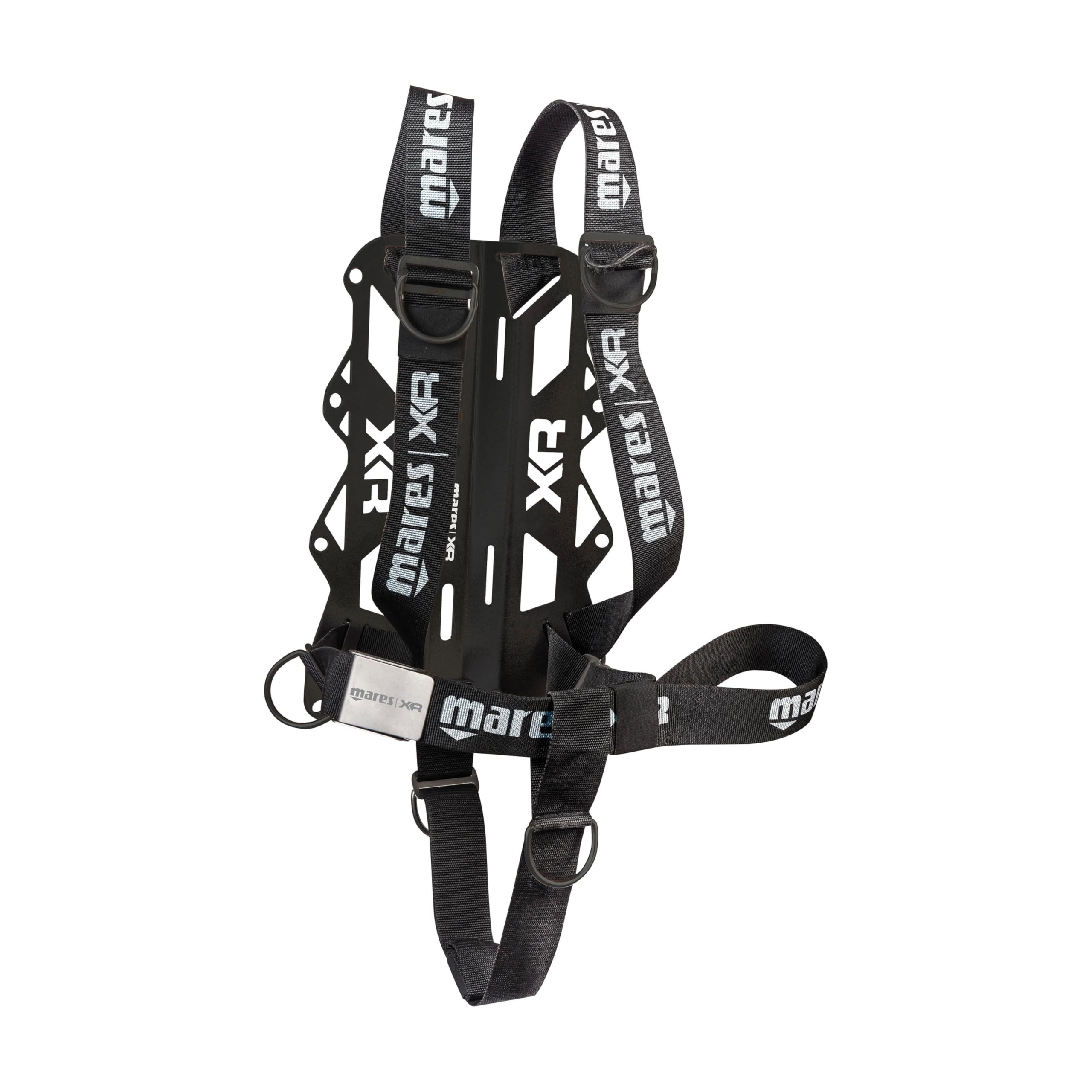 Mares XR Line Heavy Light Complete Mount System with 3mm Stainless Steel Backplate for Underwater Scuba Diving
