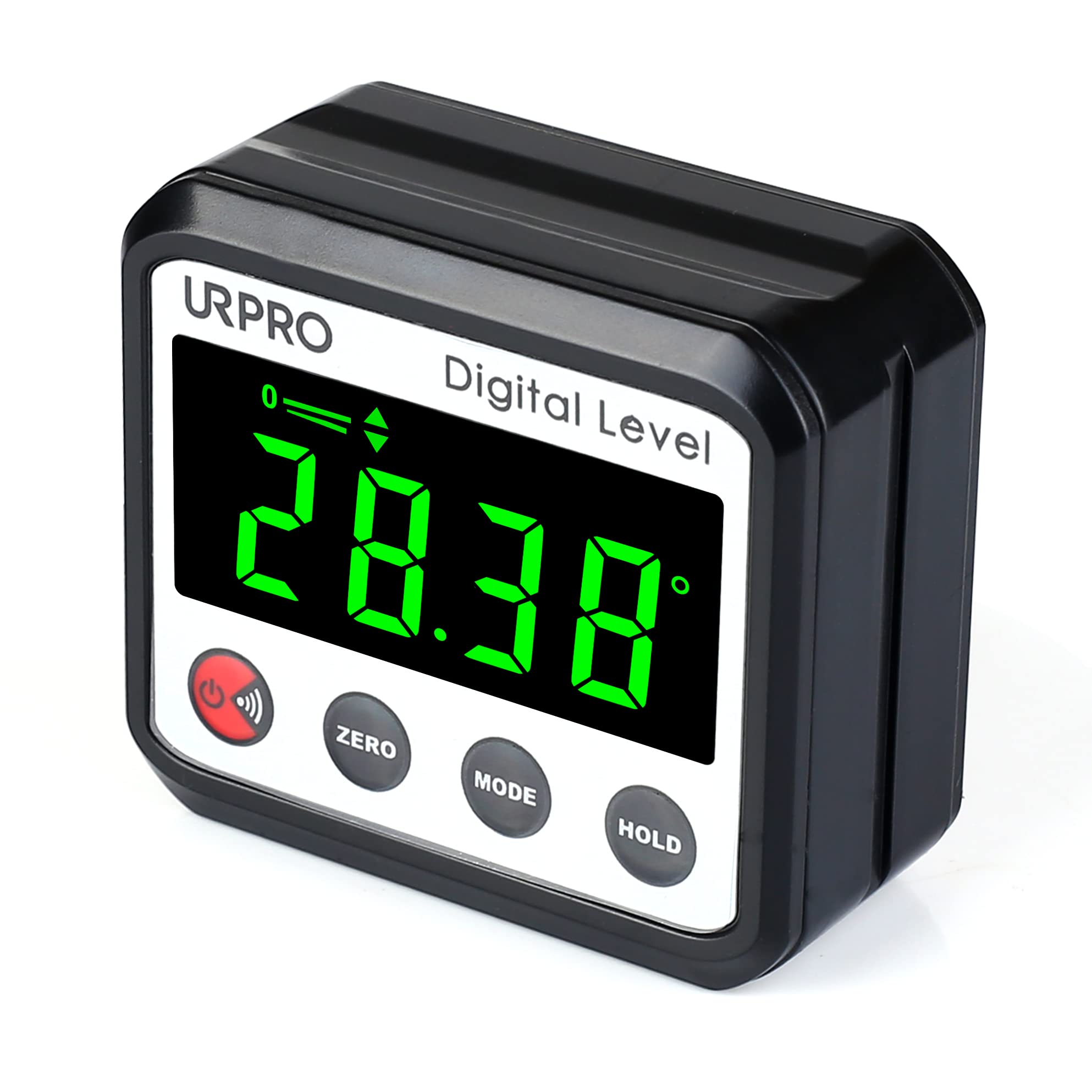 Digital Level Box Angle Gauge Protractor Inclinometer Bevel Box with Data Hold, Magnet Base, Large and Clear LCD Display for Construction Carpenter Craftsman Home