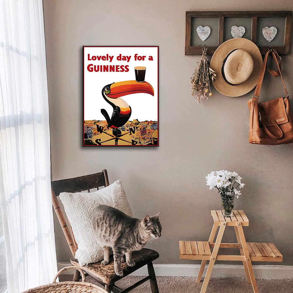 Stampa Granchio Retrò Poster Vintage Guinness Con Granchio - Foto 4