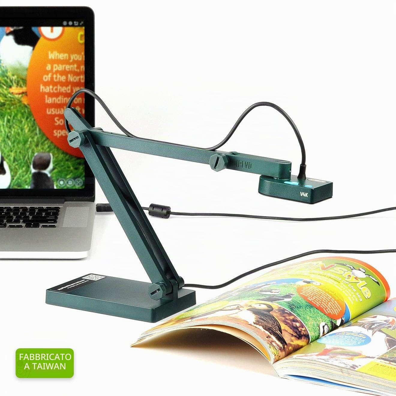 Ipevo V4K ultra High Definition USB telecamera documenti