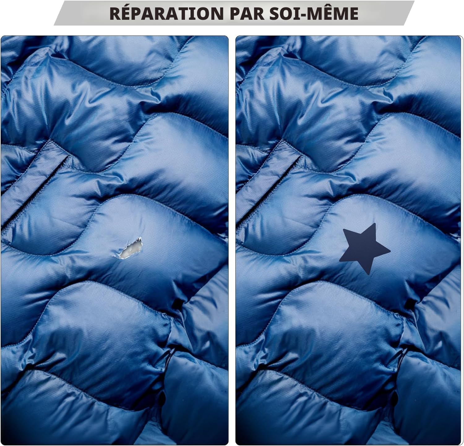 Patchs De Réparation En Tissu, 5 Pièces, Patchs De Réparation En Denim | Leroy Merlin