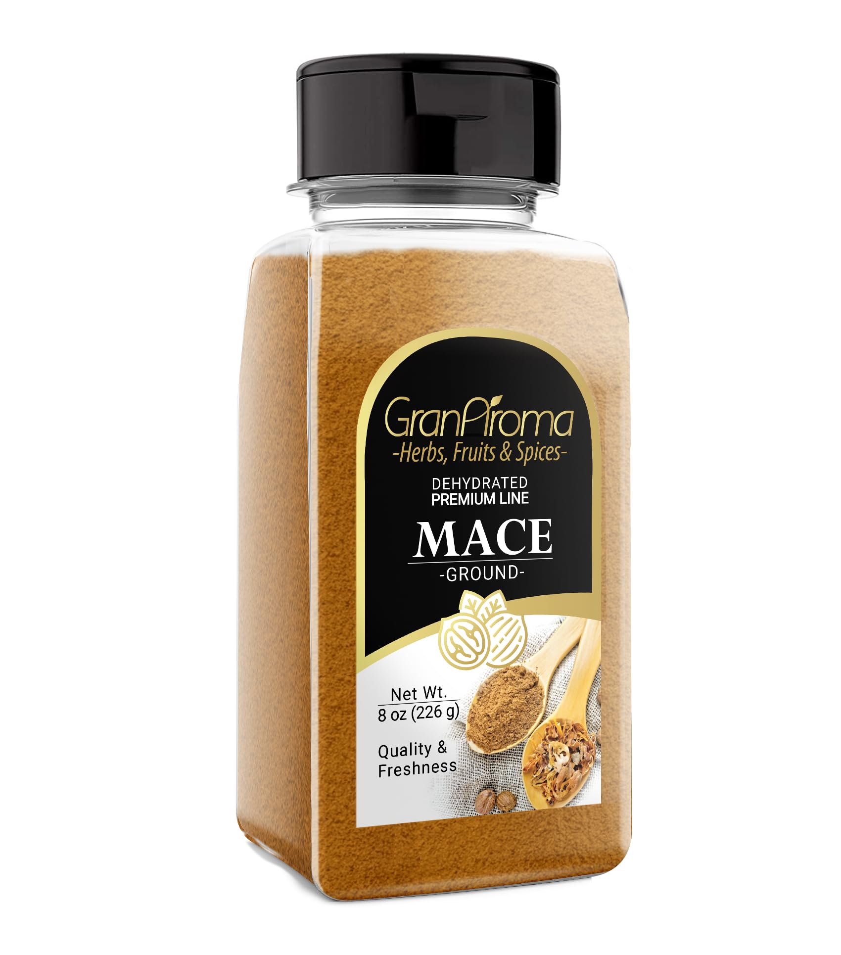 com : GranAroma Ground Mace, 8 oz, Warm Spice, From Nutmeg
