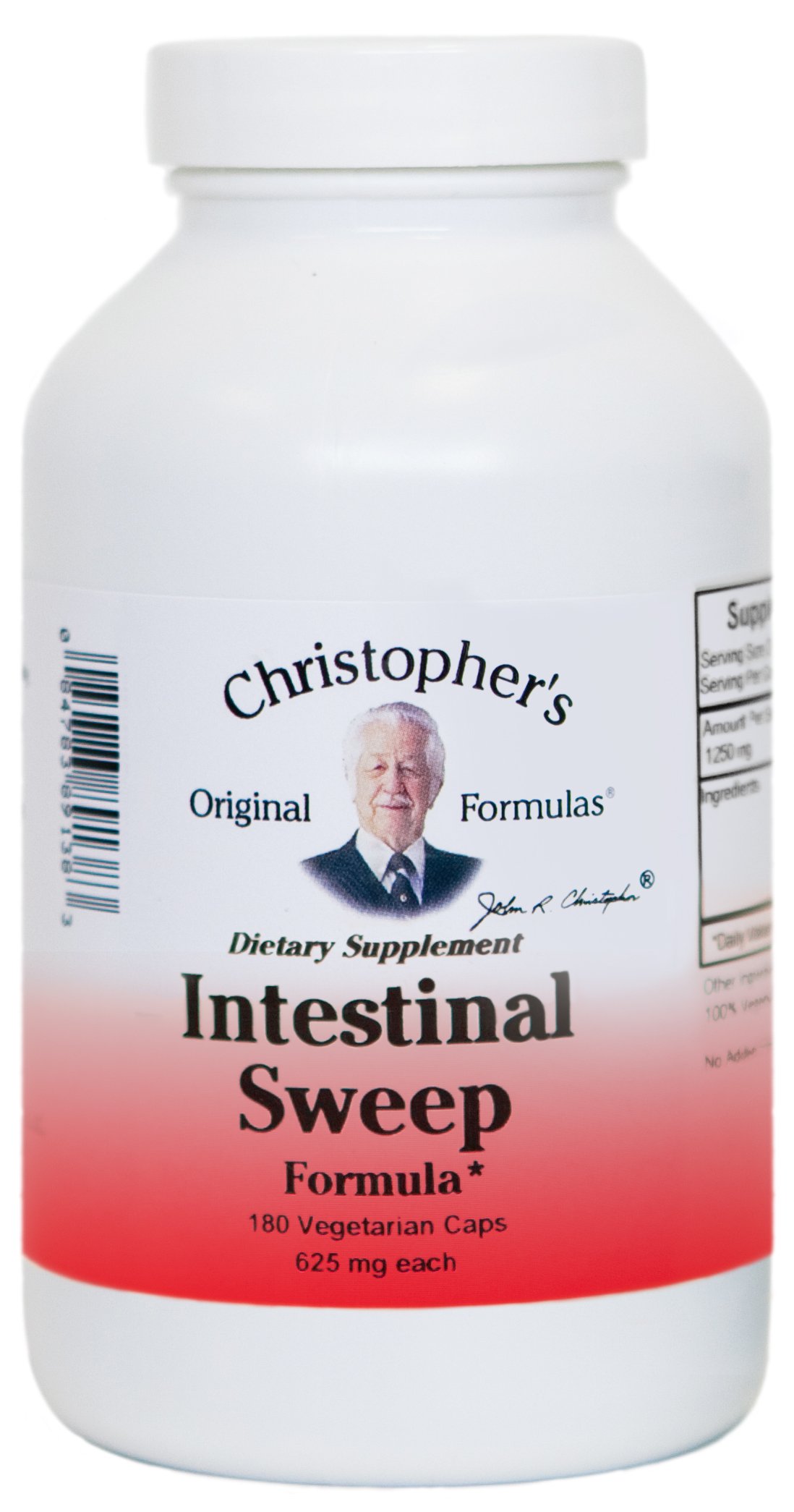 Christopher's Original Formulas Intestinal Sweep Formula 180 Vegetarian Caps (625 Mg)