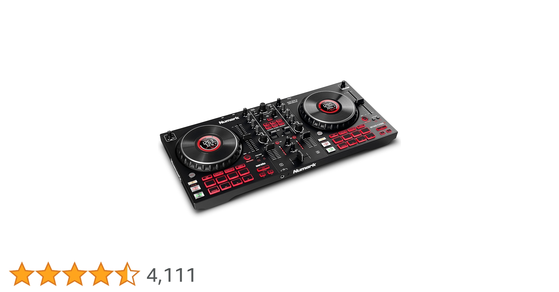 Amazon.co.jp: Numark DJコントローラー 4デッキ タッチセンサー搭載