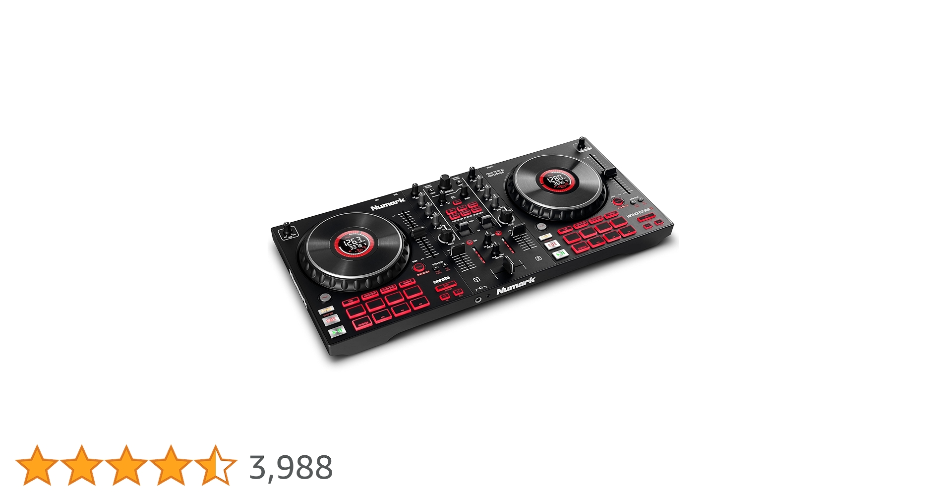Amazon.co.jp: Numark DJコントローラー 4デッキ タッチセンサー