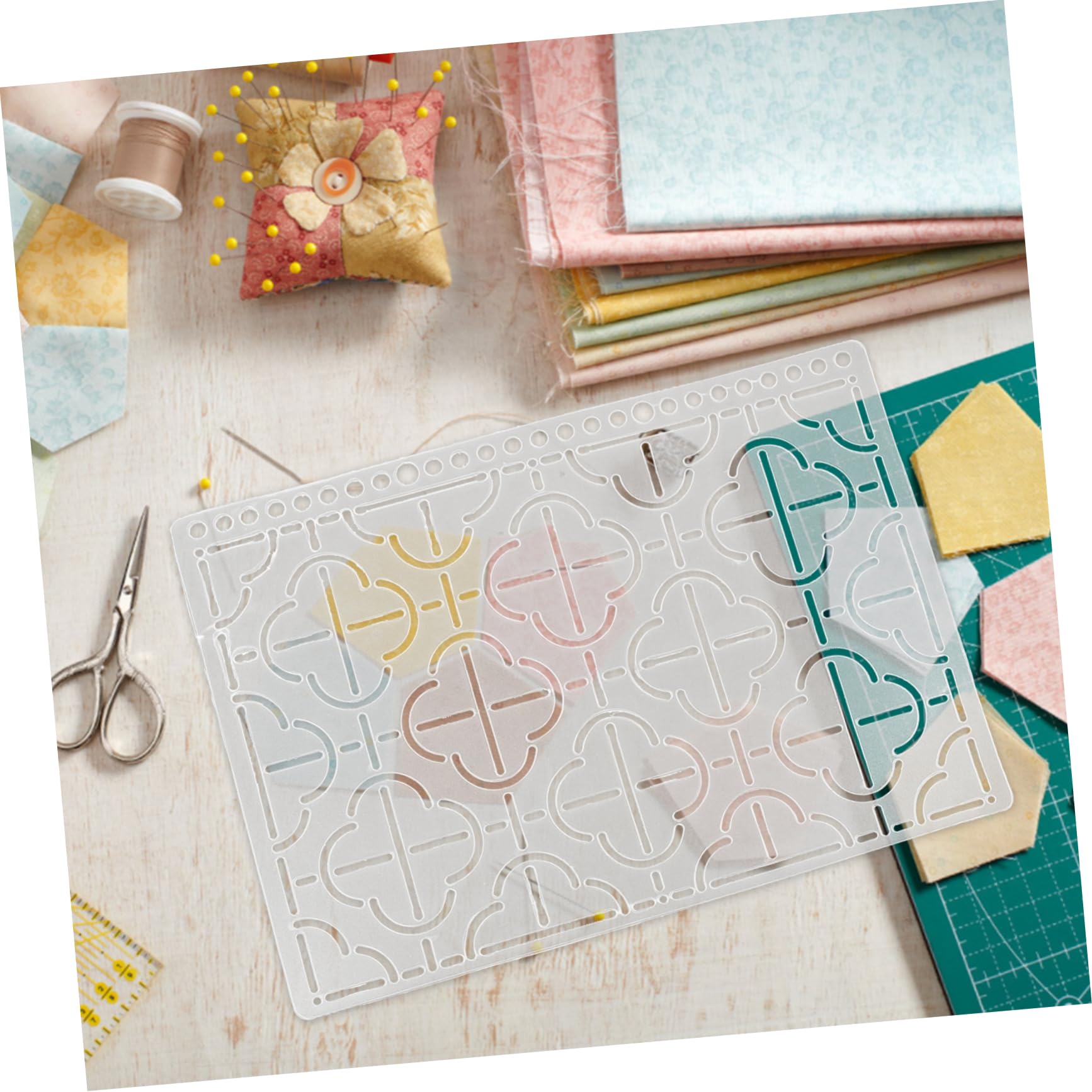 TEHAUX 3stücke Patchwork Quilting Vorlage Schablone Für Näharbeiten Quilting Stencil Zubehör Für Kreative Nähprojekte Und Patchwork-arbeiten