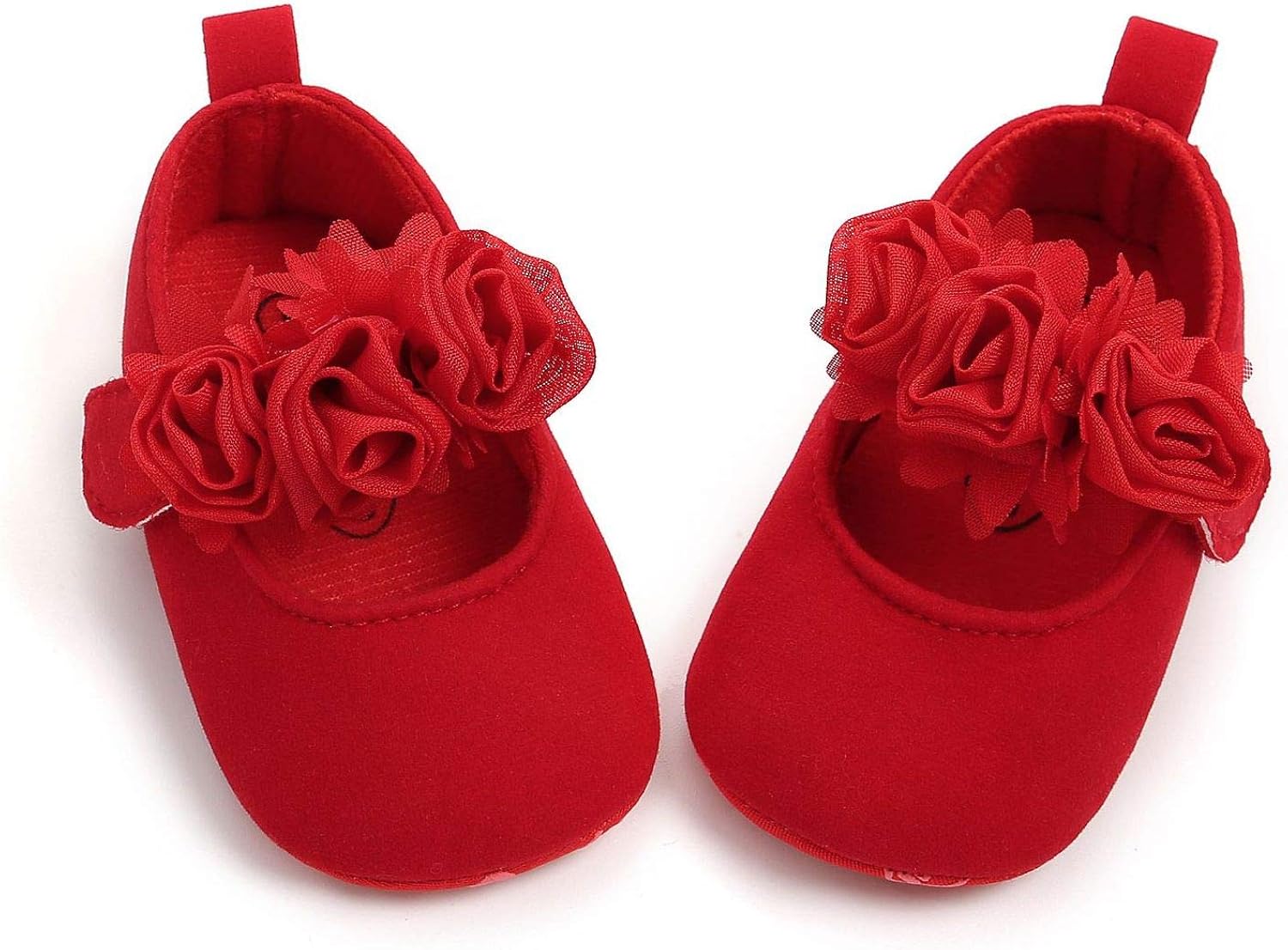  | ENERCAKE Baby Girl Shoes Soft Sole Floral Newborn Infant Mary Jane Flats Baptism Dresses Shoes | Mary Jane