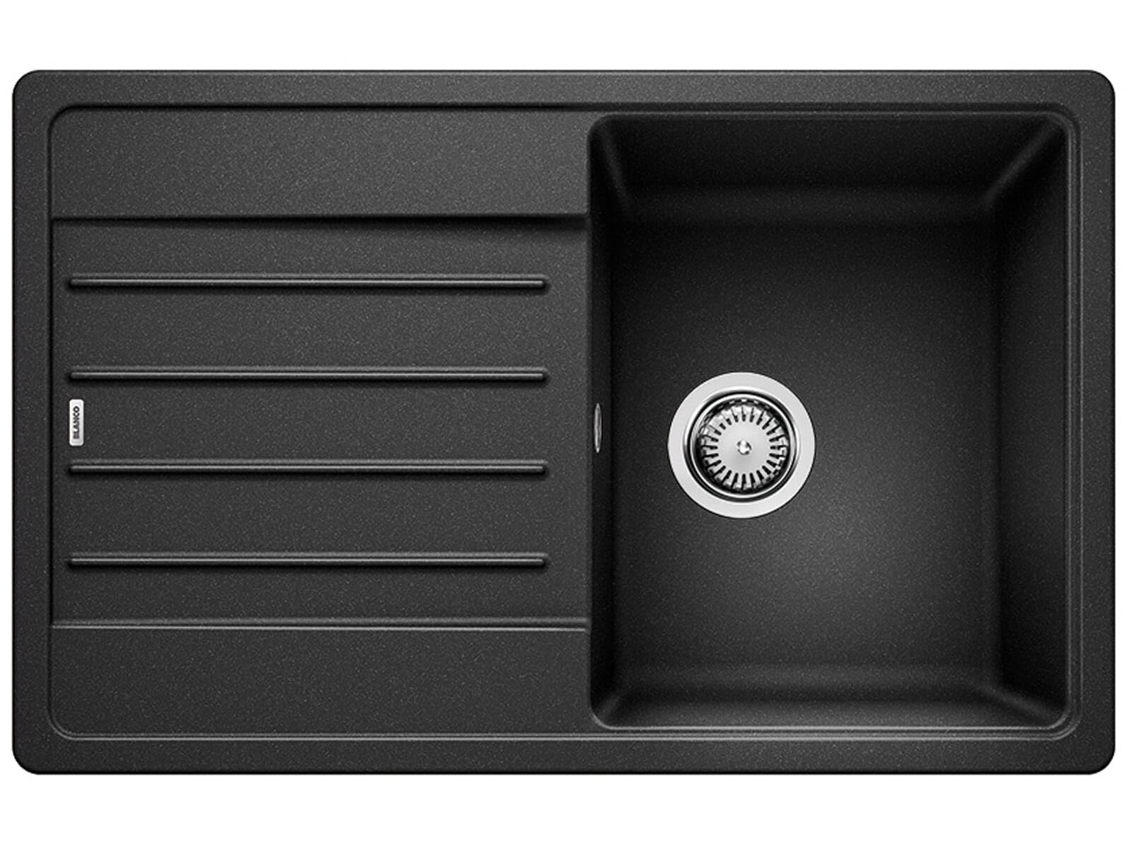 BLANCO Legra 45 S – Rectangular Granite Kitchen Sink for 45 cm Wide Base Units – Made of SILGRANIT – Grey – 522201