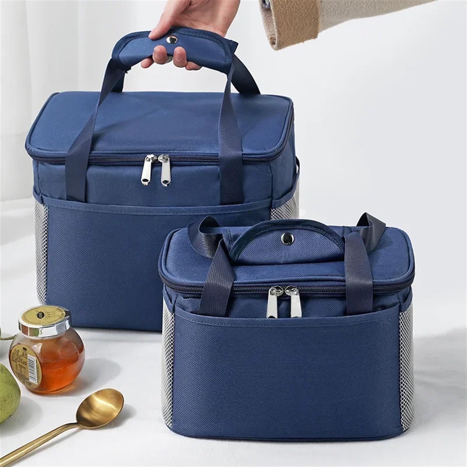 Borsa Per Il Pranzo Borsa frigo isolata, portatile, termica, for picnic, pranzo, contenitore for alimenti da campeggio, pacco ghiaccio, frigorifero termico isolato Per Lavoro, Ufficio, Scuola, Picnic,