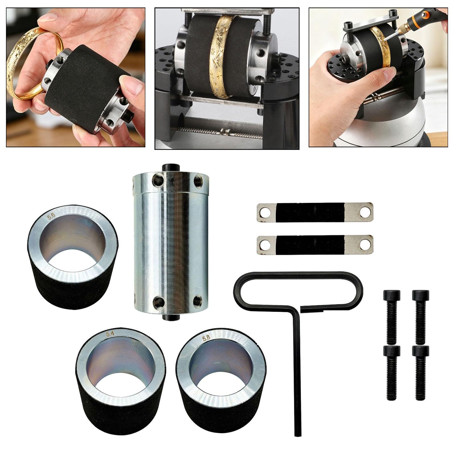 Morsetto a sfera per incisione, accessori per la creazione di gioielli, incisore per bracciali, multifunzionale, portatile, robusto, utensili manuali