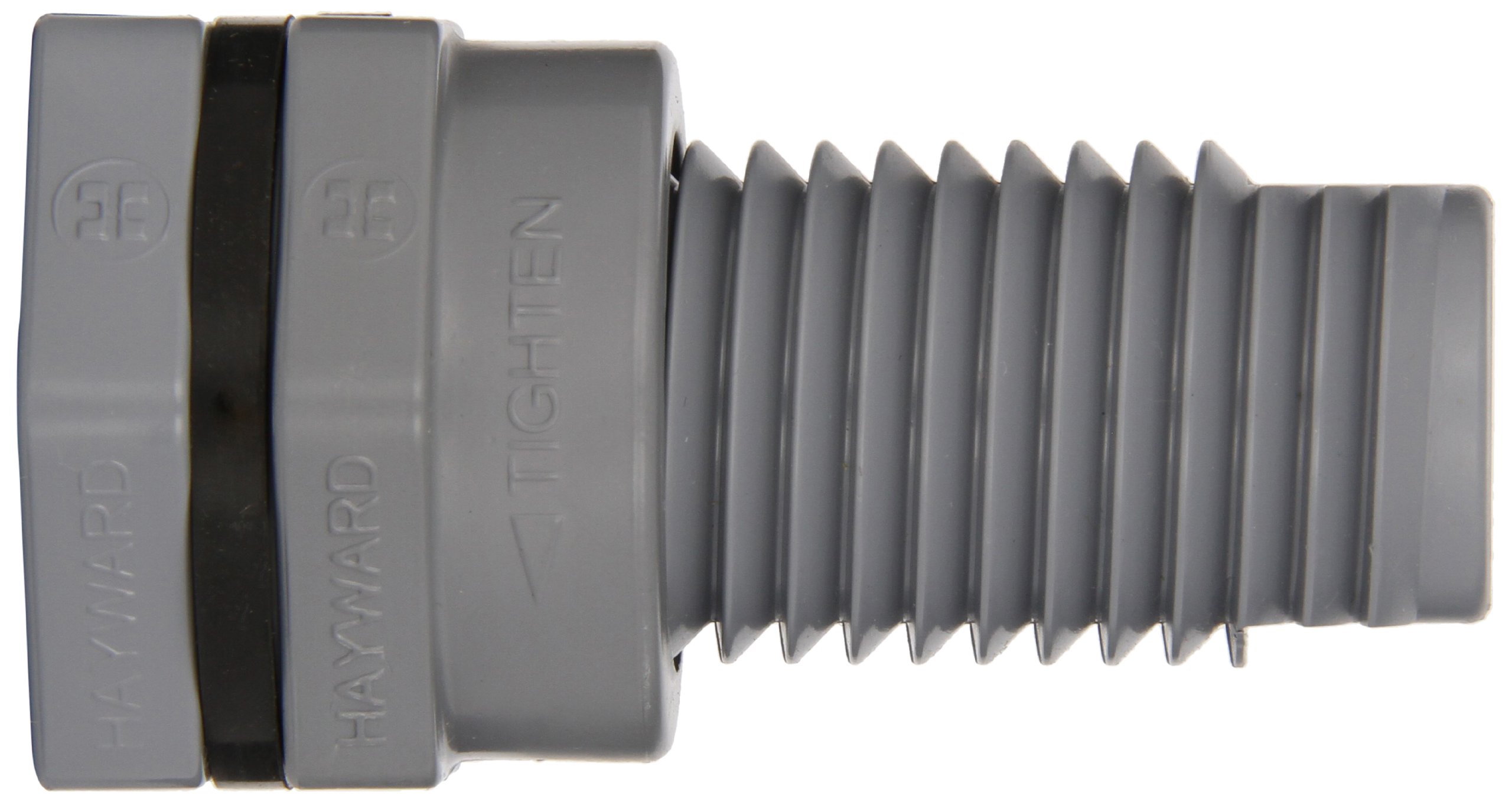 Hayward CPVC Bulkhead Fitting, Class 150, FPM Gasket, 1/2