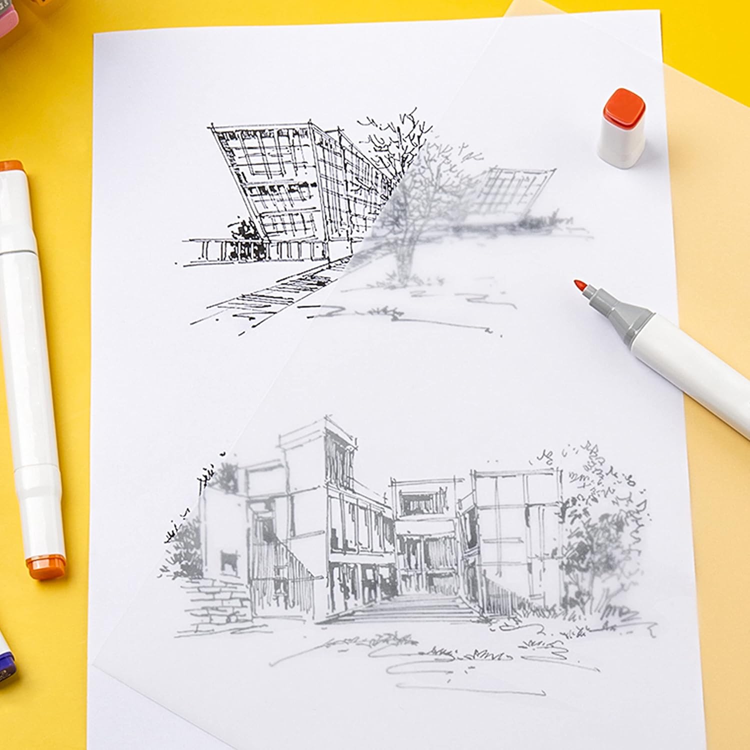 Mr. Pen- Tracing Paper Roll, 12" x 20 Yards, White | Trace Paper for Sewing Patterns