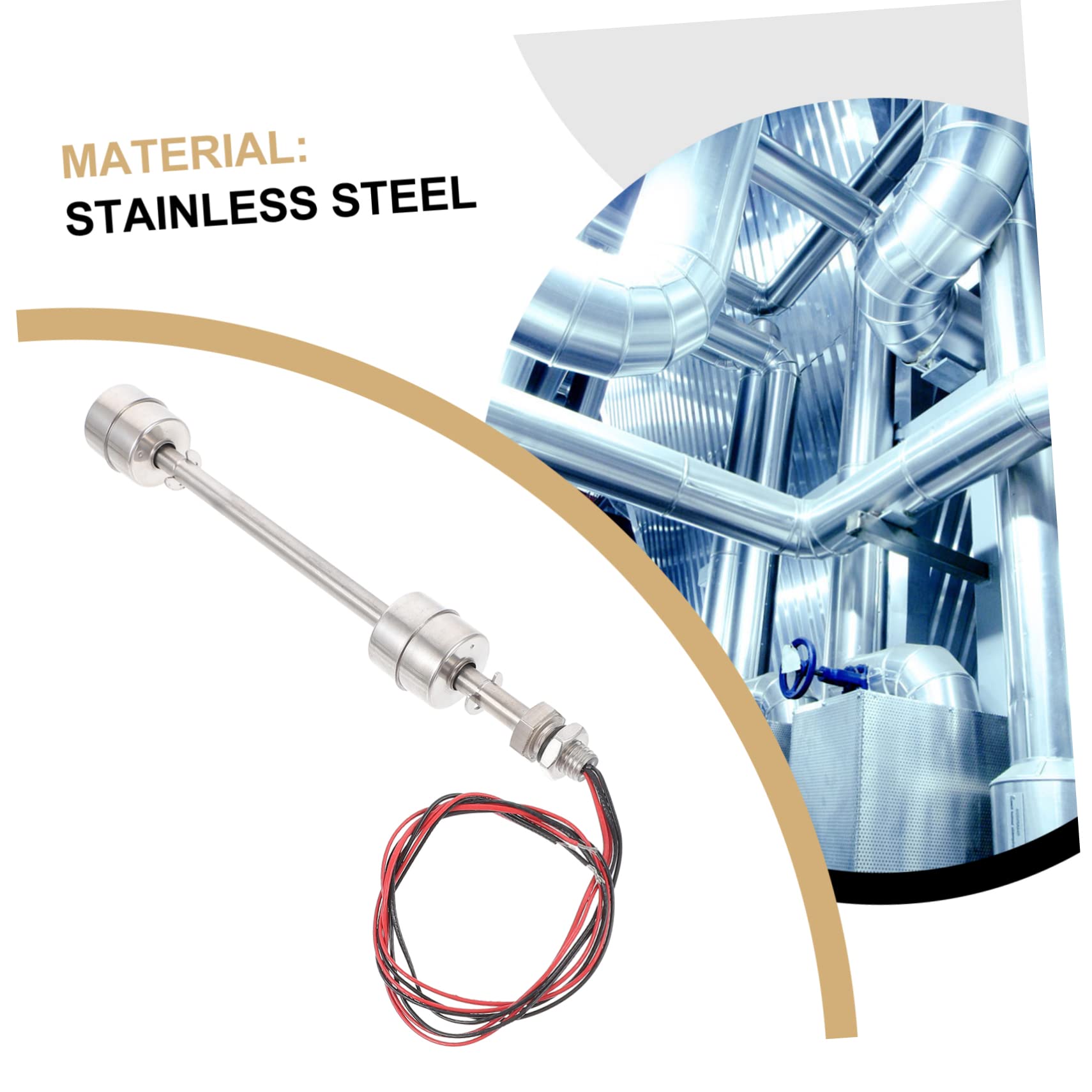 OSALADI 3 Pezzi Sensore Galleggiante in Acciaio Inossidabile Monitor Del Livello Del Serbatoio Galleggiante Accessorio Per Acquario Durata Di Vita Alta Sensibilità