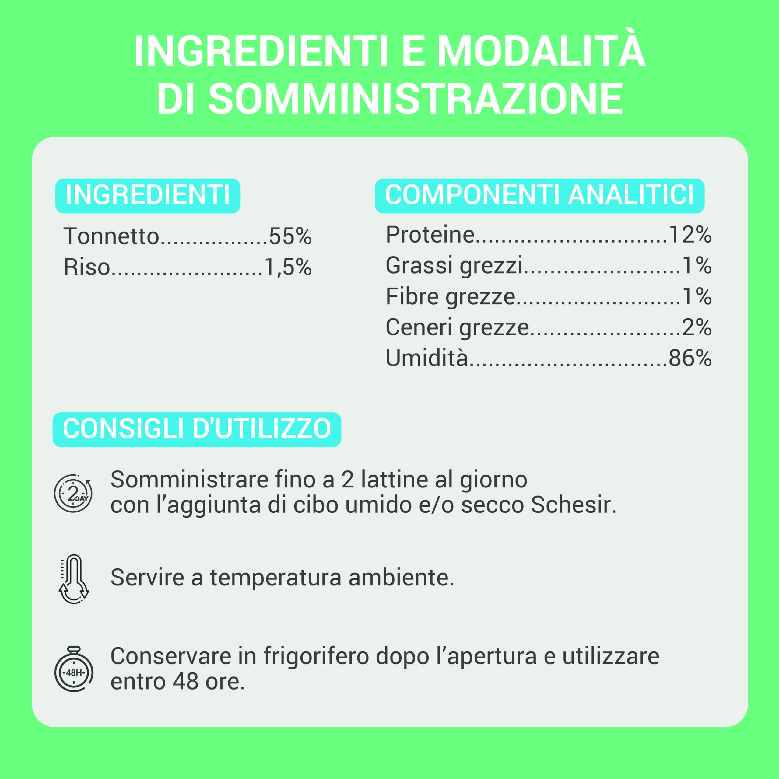 Schesir, Filety z tuńczyka w galaretce, uzupełniająca mokra karma dla kotów, oryginalna receptura, 100% naturalny, 12 torebek po 70 g