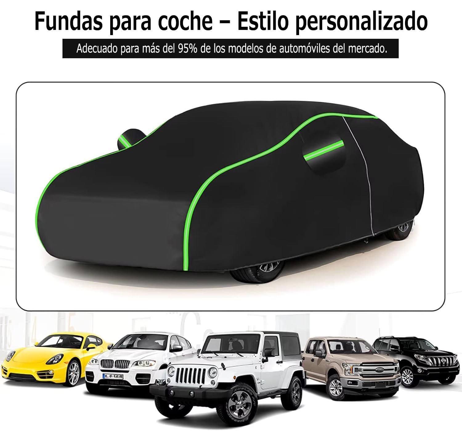 Bâche Voiture pour Siège Exeo St 2009-2013(466,6x177,2x145,4cm),Matériau respectueux de l'environnement, résistant à la Pluie et à la Neige, antisalissure