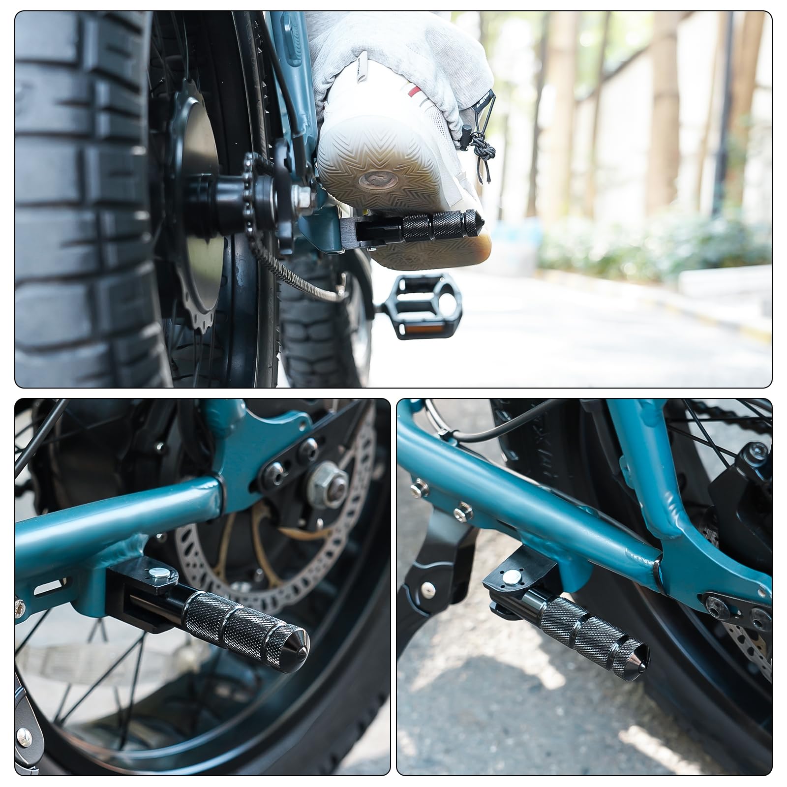 Papiko☆ Amazon.com: YIBEICO Foldable Passenger Foot Pegs for Super