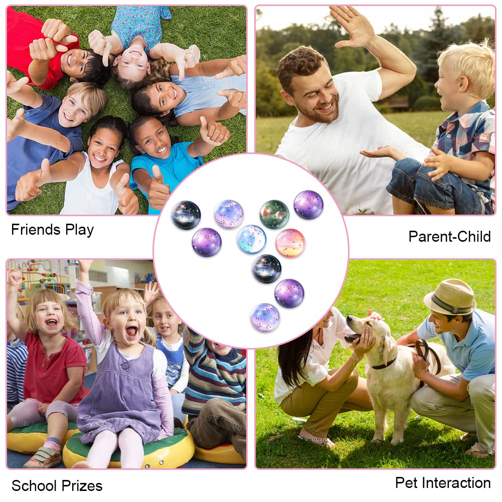 FainFun Flummis, 25 Stück 30 mm Bunte Flummis Bälle Set für Kinder, Gummiball Klein für Kindergeburtstag, Mitgebsel, Tombola, Springball Flummi, Bouncy Balls
