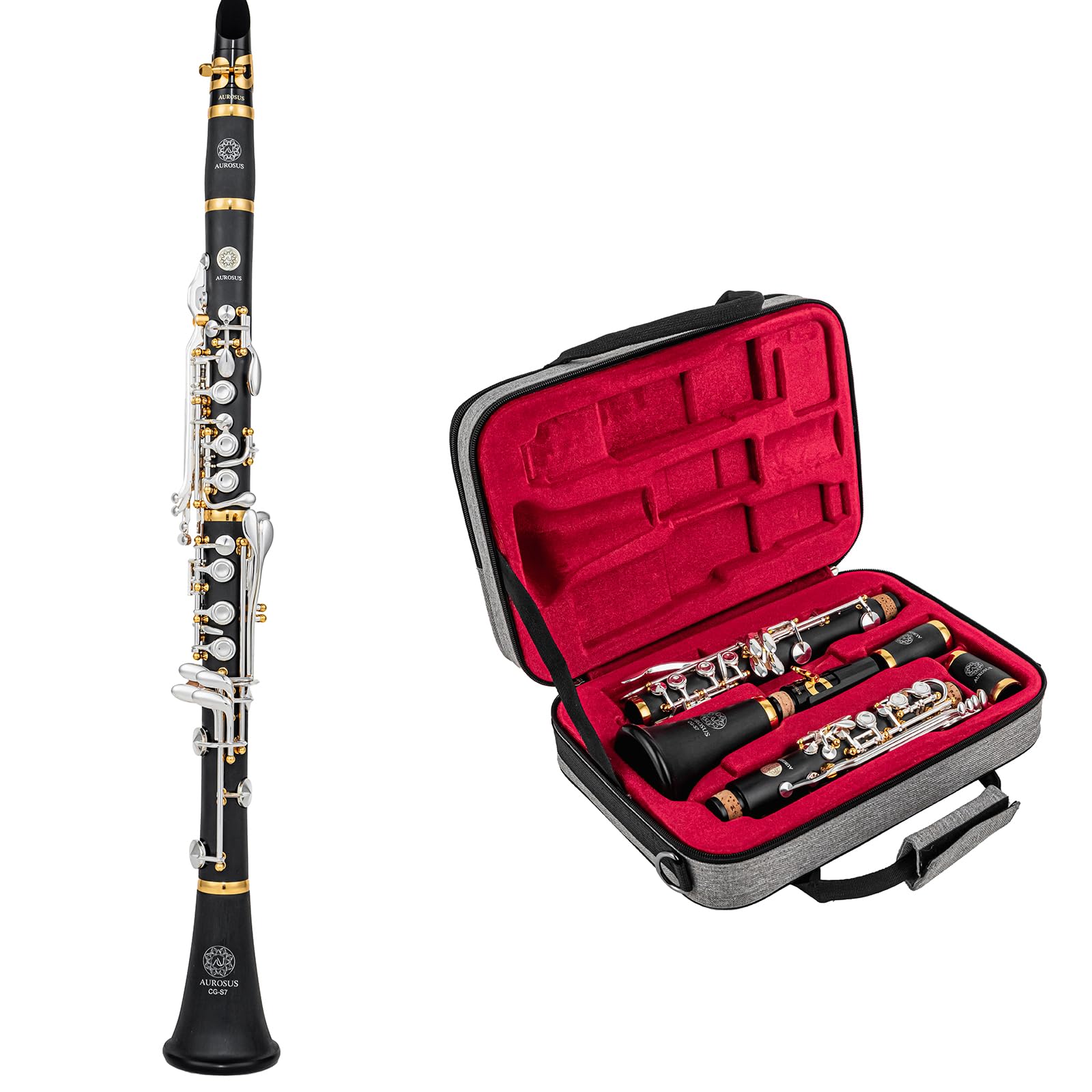Amazon.com: AUROSUS CG-S7 Bb Soprano Clarinet with Plateau