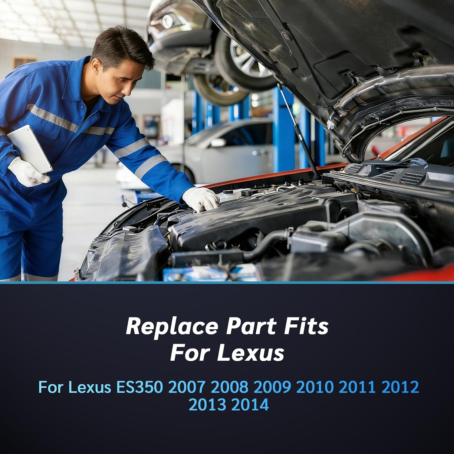 Lift Support Struts Hood for Lexus ES350 2007-2014| 6477 534400W131 Gas Strut Spring