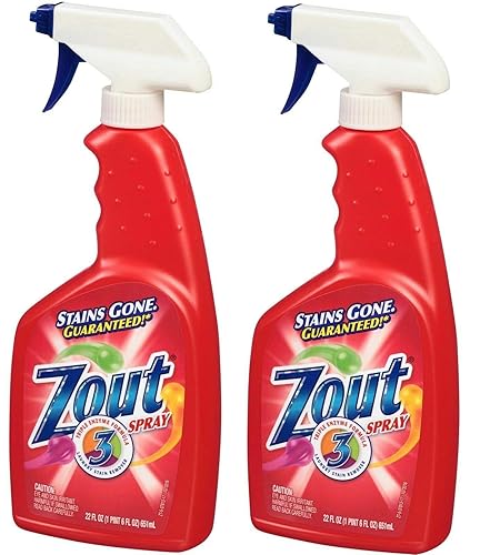 Zout Removedor de manchas de lavandería - 22 oz - 2 paquetes