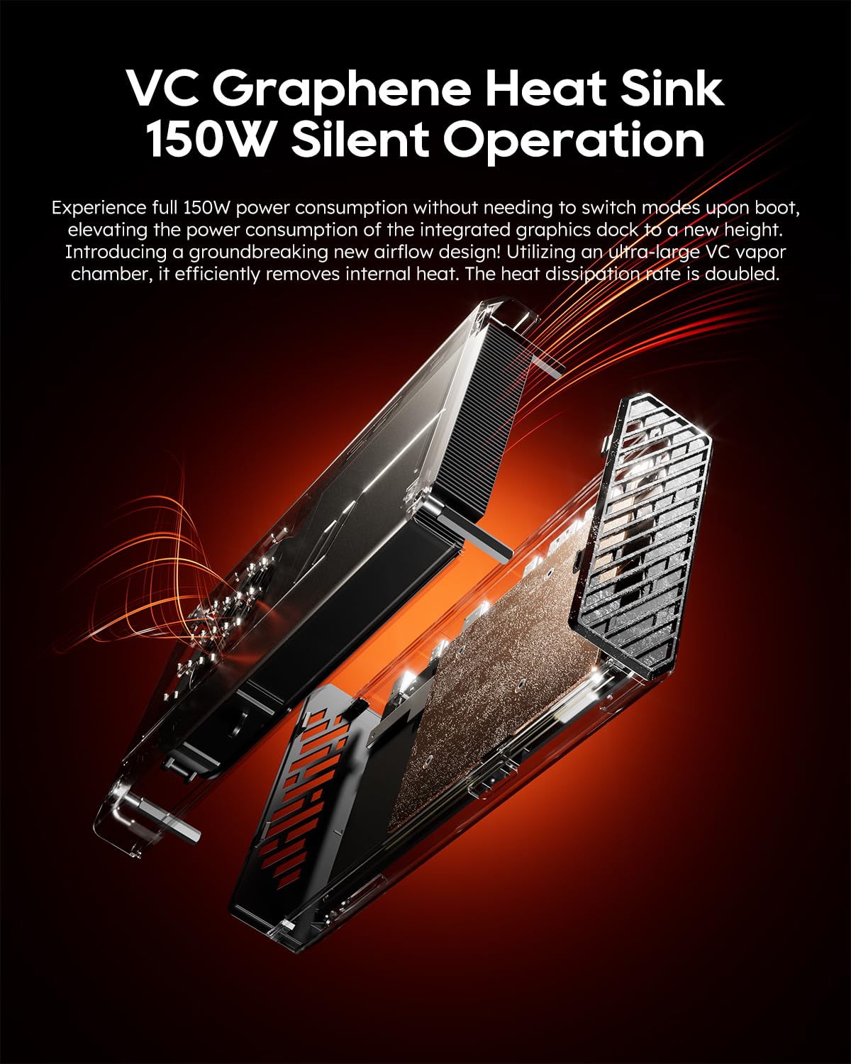 AOOSTAR XG76 EGPU RX7600M OCuLinkとUSB4接続 AOOSTAR to launch OCuLink and USB4 eGPU powered by Radeon RX 7600M