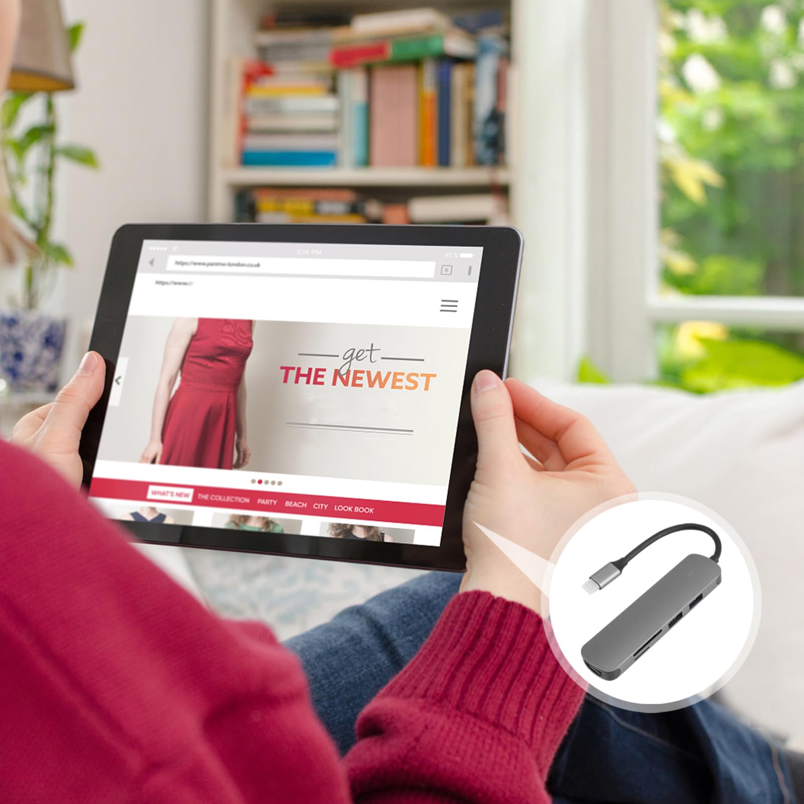 OSALADI 3pezzi Hub Usb Con Porte Per Laptop e Smartphone Adattatore Di Trasferimento Dati Espansione Multifunzionale Per Accessori Computer