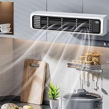Split Mini Portable Air Conditioner,Ductless AC Unit,2 In 1 Rechargeable Horizontal Vertical Desktop Quiet Wall Mounted No Vent Air-Conditioner with Remote Control, 3 Speed, for Kitchen & Bedroom Use