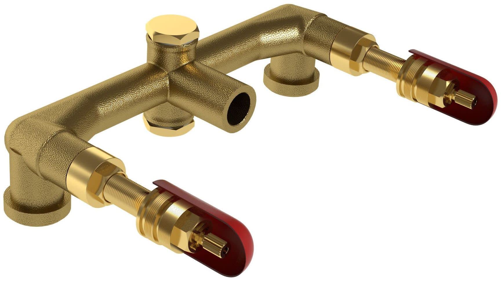 Amazon.com: Wall Mount Two Handle Widespread Rough-in Valve