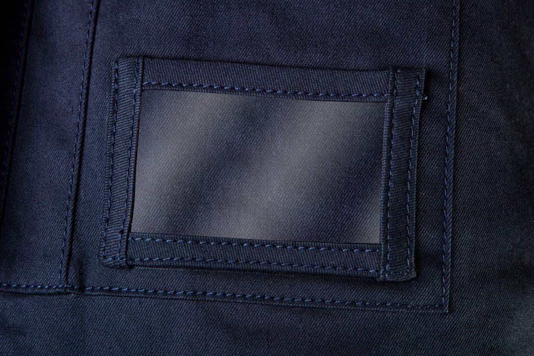 NEO TOOLS Salopette da lavoro da uomo, 60% cotone, 37% poliestere, 3% elastan 255 g/m2, taglie XS-3XL, tasche multifunzionali, elastico in vita e bretelle a Y con rinforzo