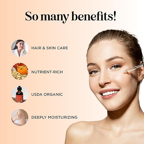 Miniatura 3 de Aceite de semilla de calabaza orgánico certificado aceite de semilla de calabaza puro para el crecimiento del cabello piel seca y suero