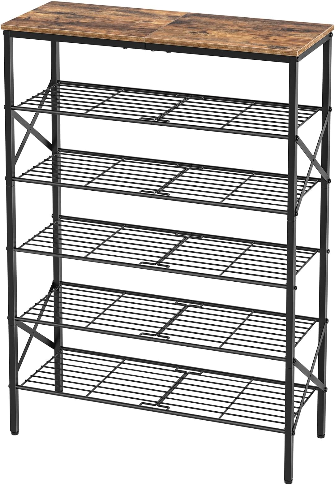 Amazon.com: Whitmor Spacemaker 6-Tier Shelves, Gunmetal : Home & Kitchen