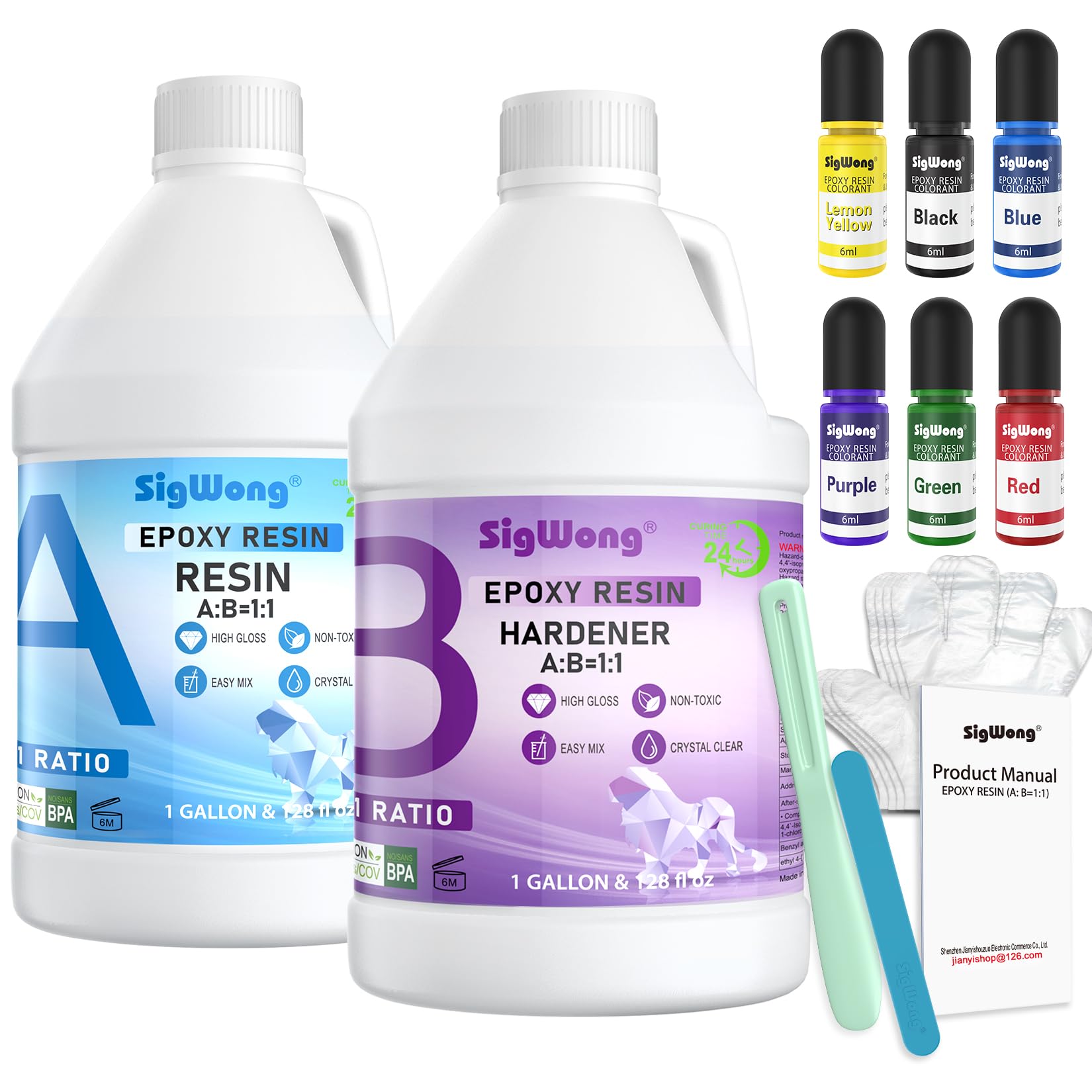 Amazon.com: Epoxy Resin - 2 Gallon Crystal Clear Coating