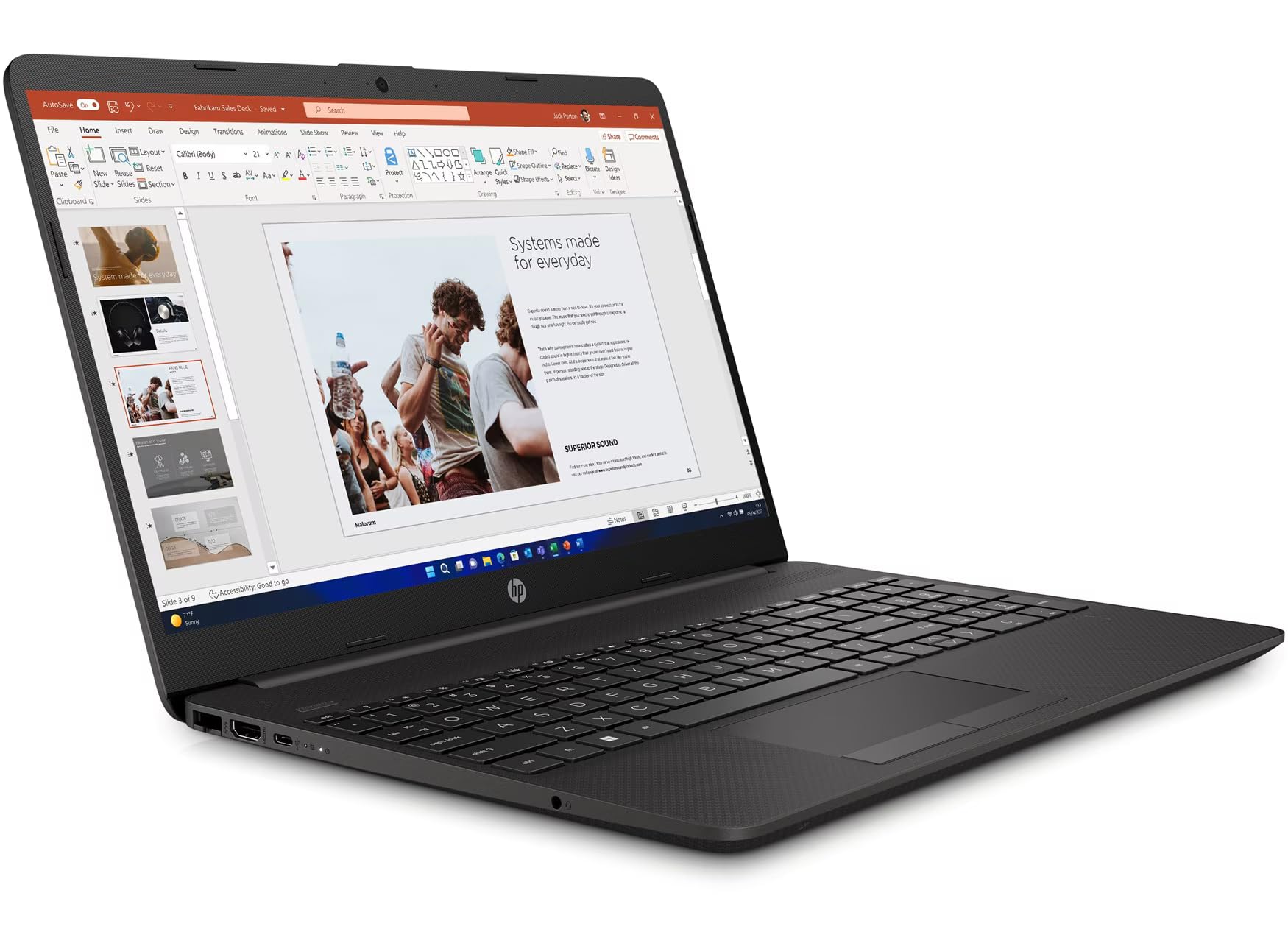 HP 250 Notebook 15,6" FHD Intel Core i7-12th Ram 32 GB SSD 2TB Windows 11