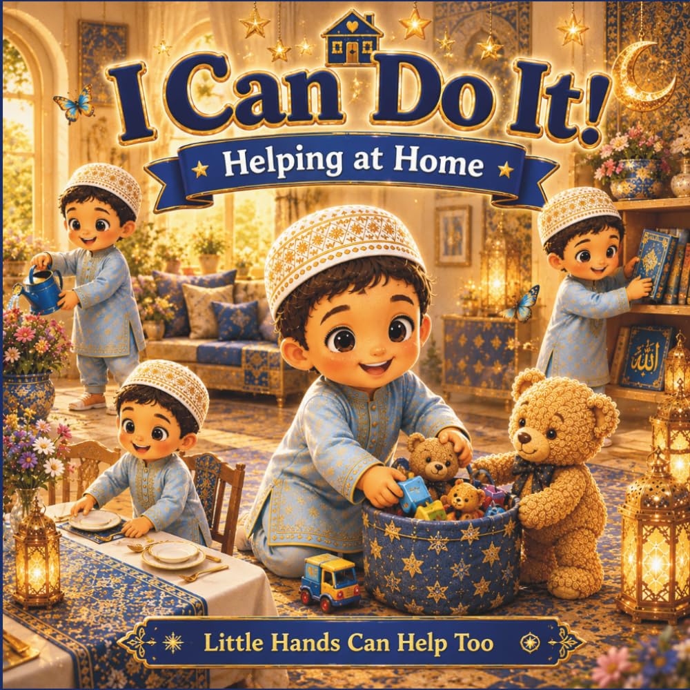 I Can Do It! – Helping at Home with Yusuf: An Islamic Toddler Book for Building Independence, Responsibility, Kindness, and Everyday Life Skills | Helping at Home for Muslim Preschoolers Ages 2–5