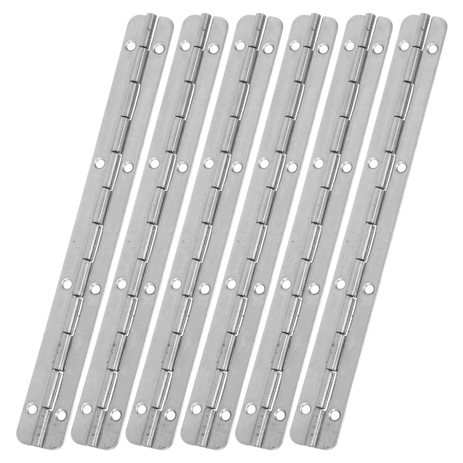 6Pcs Strong Wood Case Hinges Zinc Alloy Piano for DIY Jewelry Boxes Small Cabinets Craft Furniture Repair for Pianos(Dark Brown)