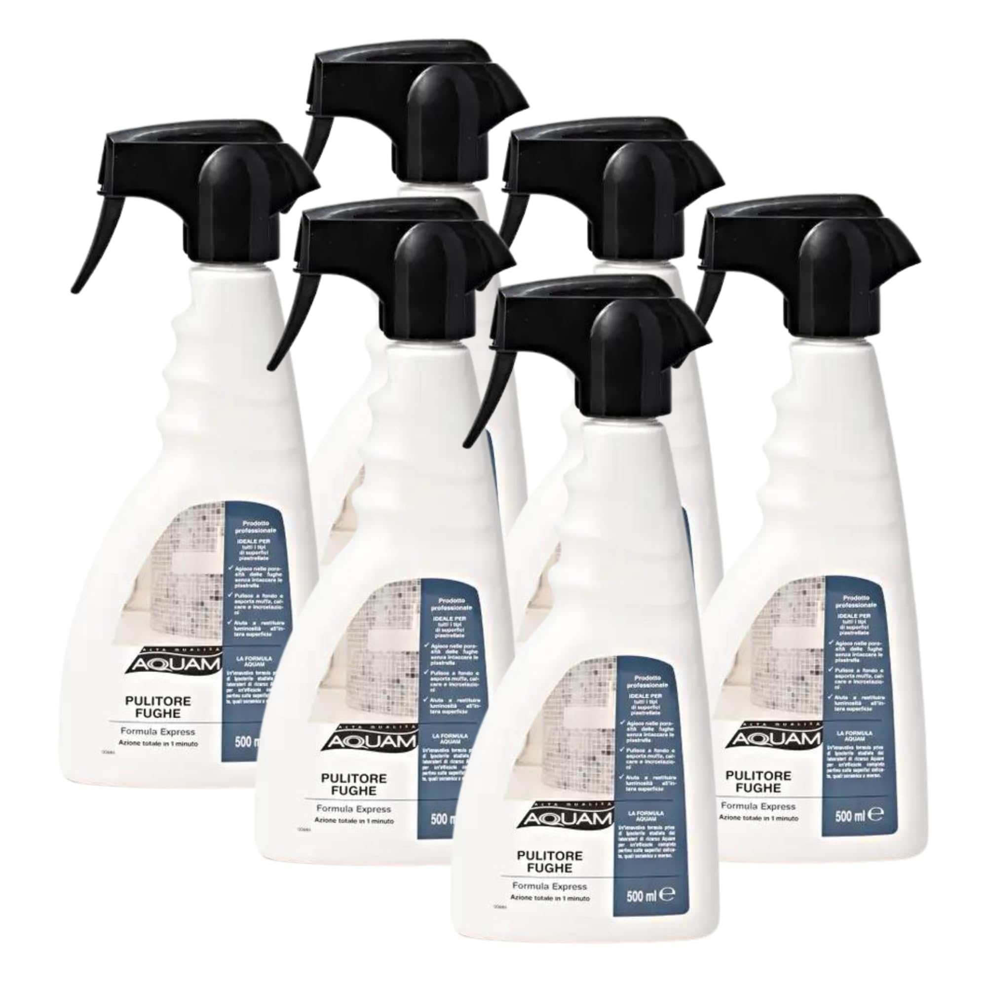 Aquam Detergente Pulitore Fughe Spray 500ml (6 Spray)