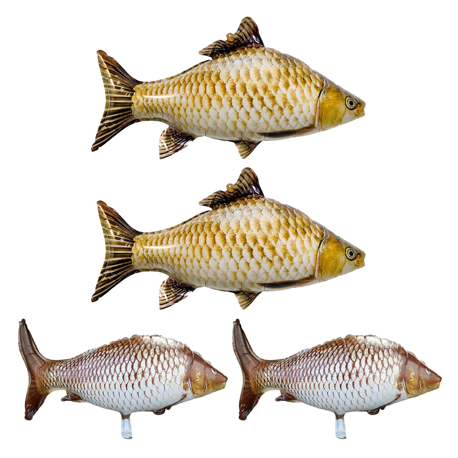 4 Pieces Of Simulated Fish Balloons, Creative Funny Balloons, Interesting Decorations, Children'S Toys, Party Decorations.