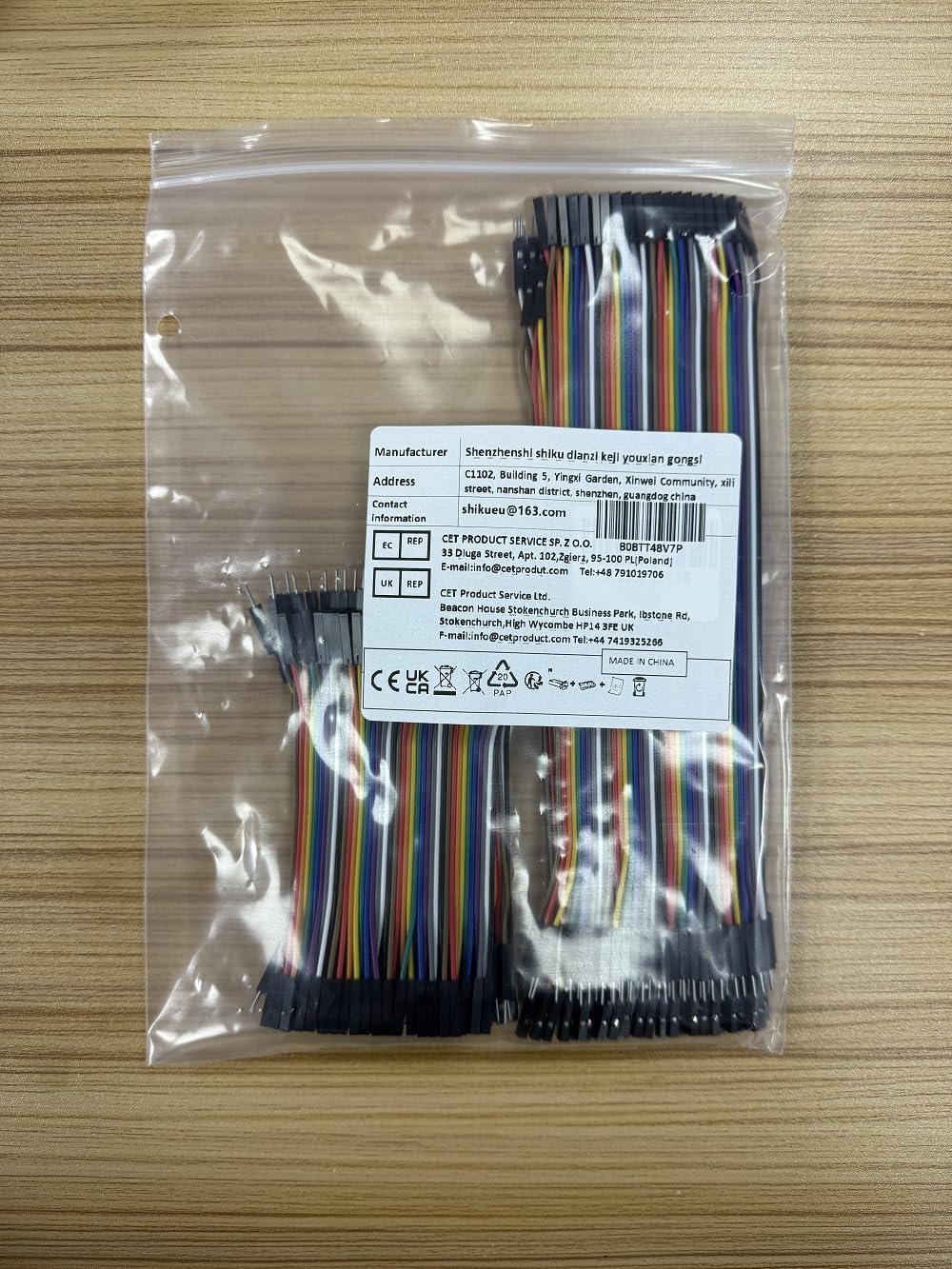 240pcs 10cm+20cm Breadboard Jumper Wires 2 * 40 pezzi da M/F Maschio a Femmina, 2 * 40 pezzi da Maschio a Maschio, 2 * 40 pezzi da Femmina a Femmina per Arduino Raspberry Pi