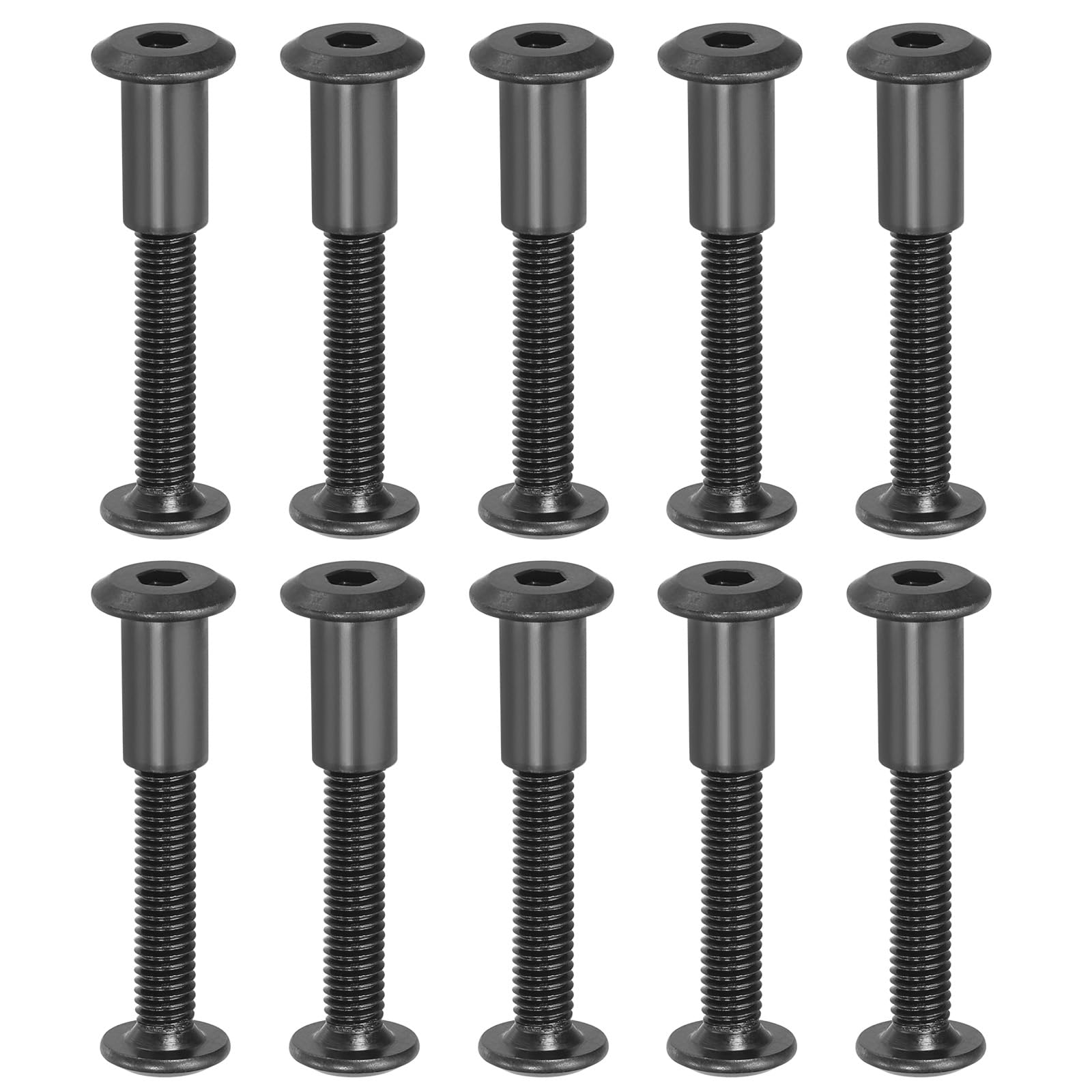 PATIKIL M6 x 35 mm Hex Chicago Screws