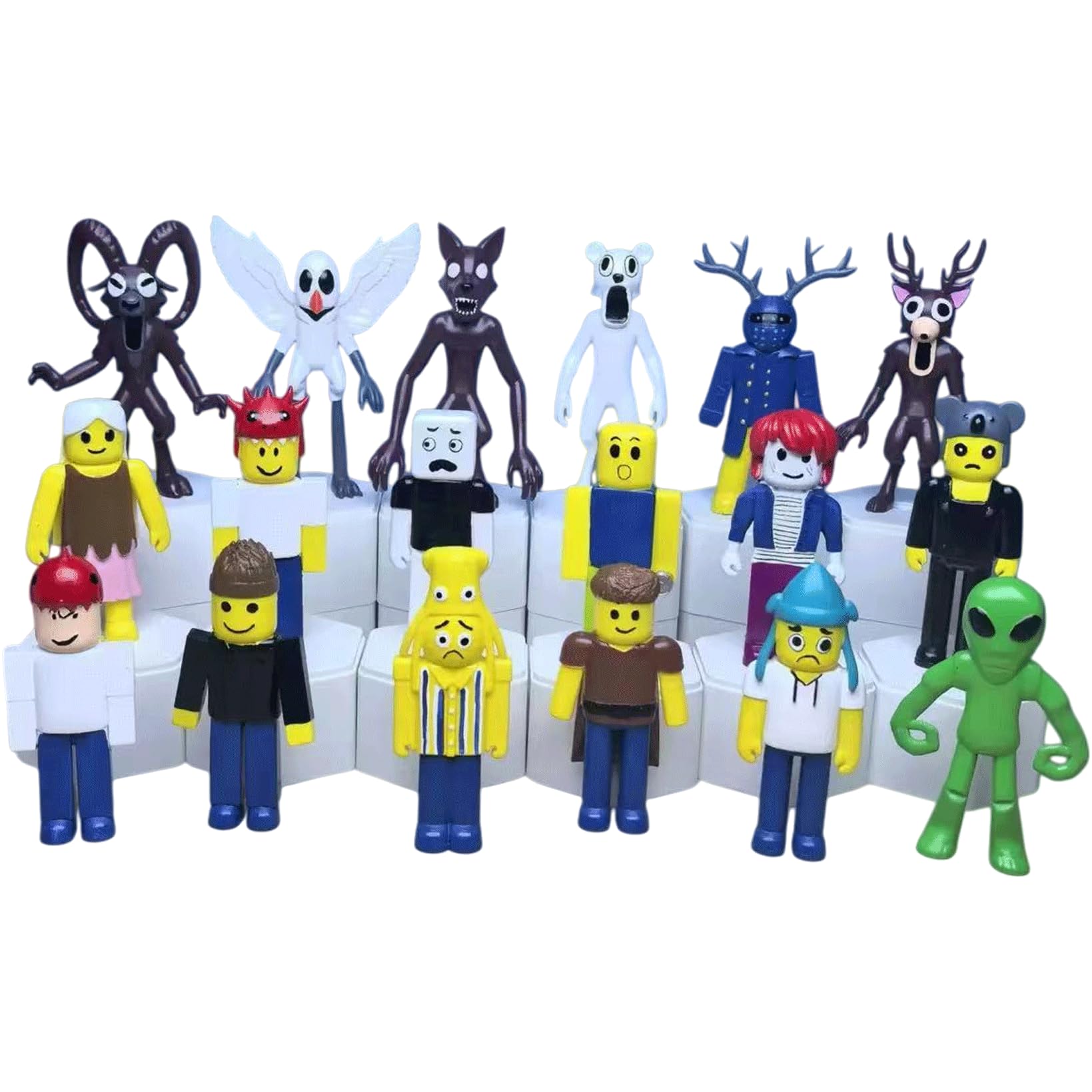 5/10 Pcs 99 Nights in The Forest Toys, The Deer Owl Ram Monster Figures for Game Fans for Kids Collectors, Home Decor (24PCS)