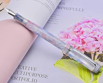 KAIGELU 万年筆 Amazon | Asvine Kaigelu 316 ブルー アクリル セルロイド