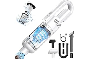 Handheld Car Vacuum Cleaner, 12000PA Strong Suction Handheld Vacuum Cleaner