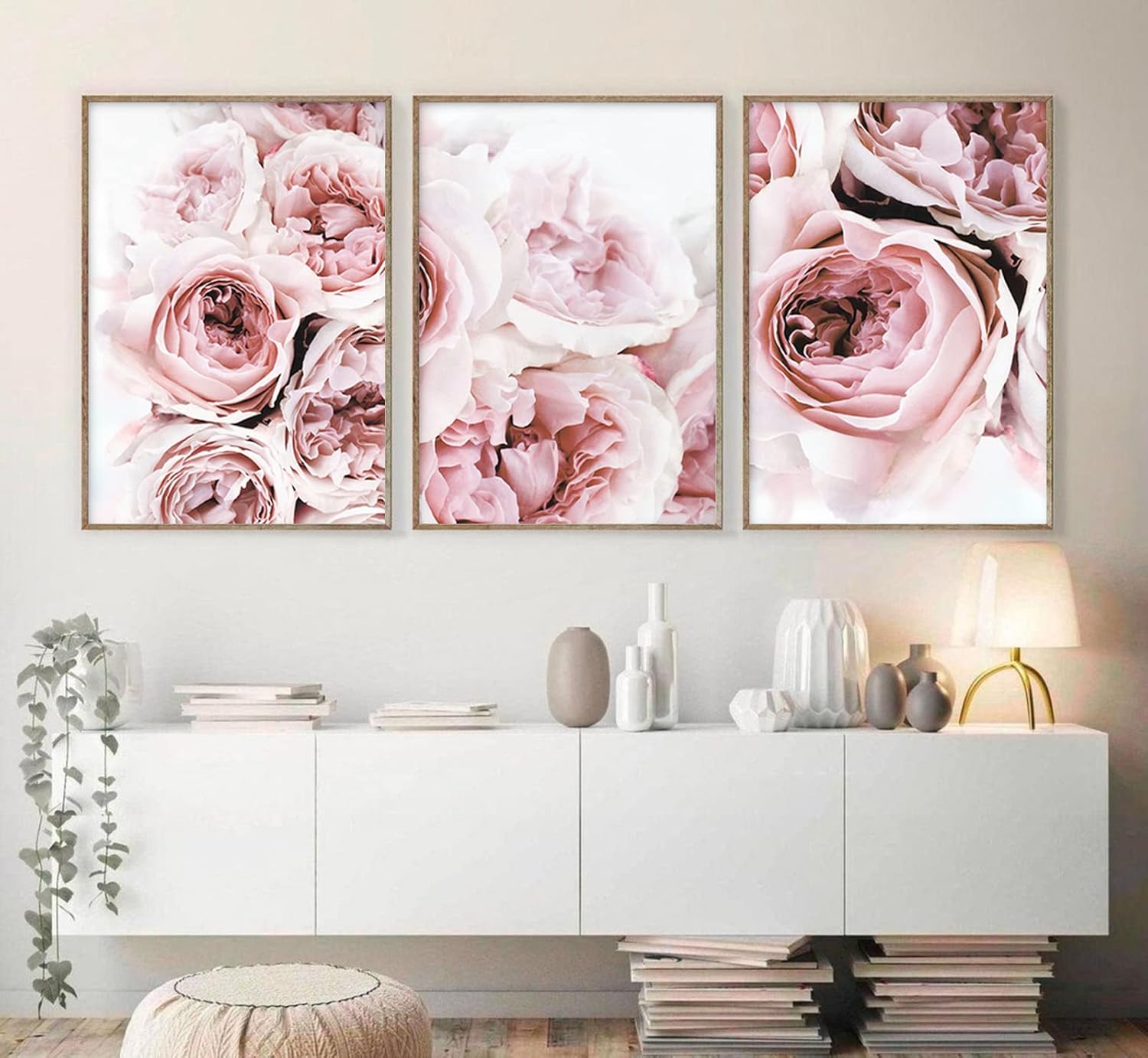 Peony Wall Art Pink Flower Canvas Wall Art Prints Peonies Wall Art
