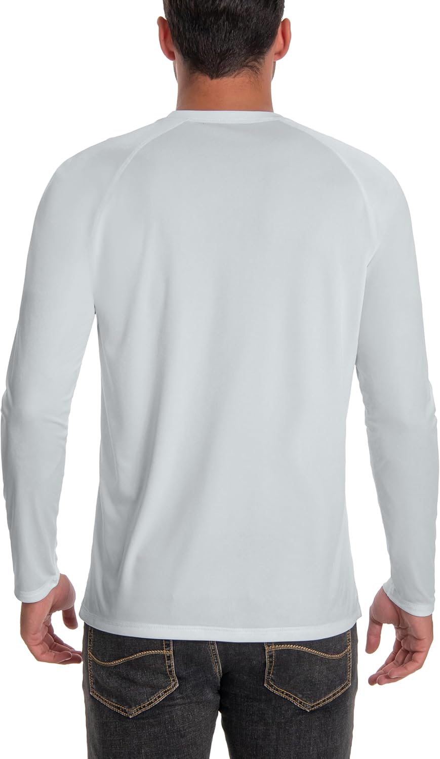 Men's Sun Protection Shirts UPF 50+ UV Long Sleeve Rash Guard Shirts Lightweight Quick Dry for Fishing Swimming Running - Image 3