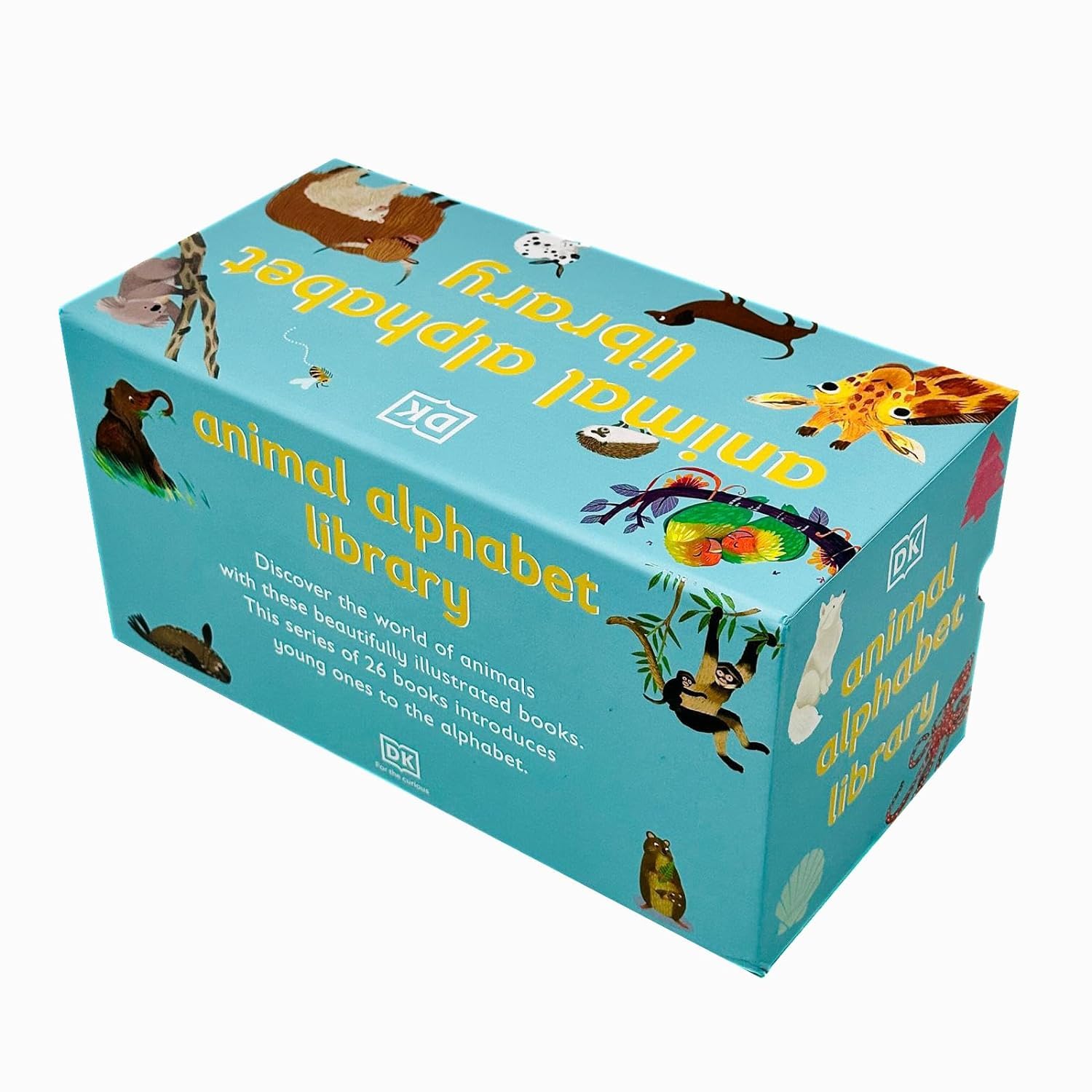 The Animal Alphabet Library 26 Books Collection Box Set (A To Z) By DK (Z is for Zebra, Y is for Yak, X is for X-ray Fish, W is for Whale, V is for Vulture, U is for Urchin, T is for Toad & More)      Board book – April 4, 2024