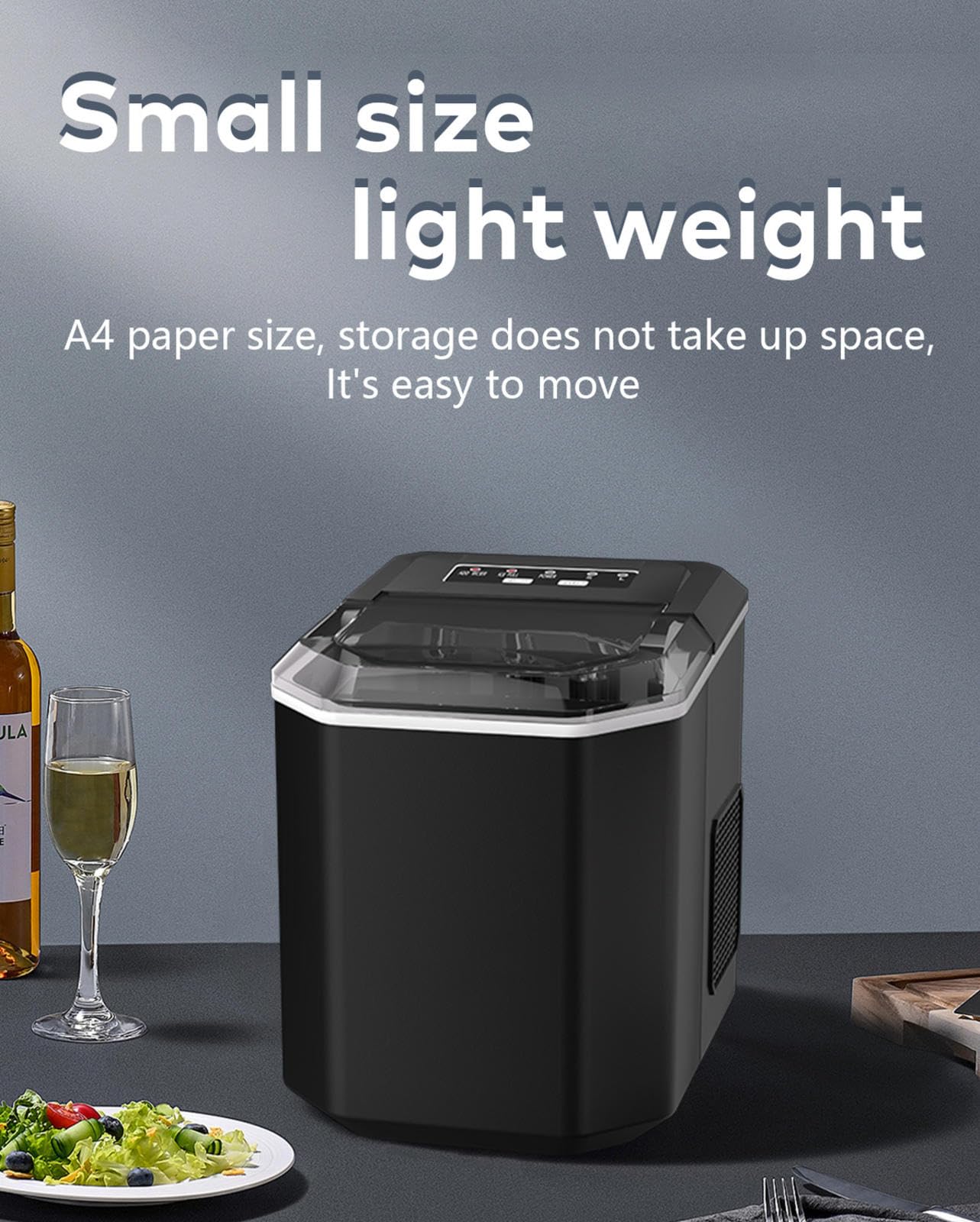 ミミ Amazon.com: Household Ice Making Machine, Small Automatic Cleaning